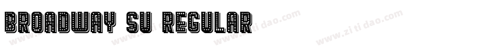 Broadway SU Regular字体转换